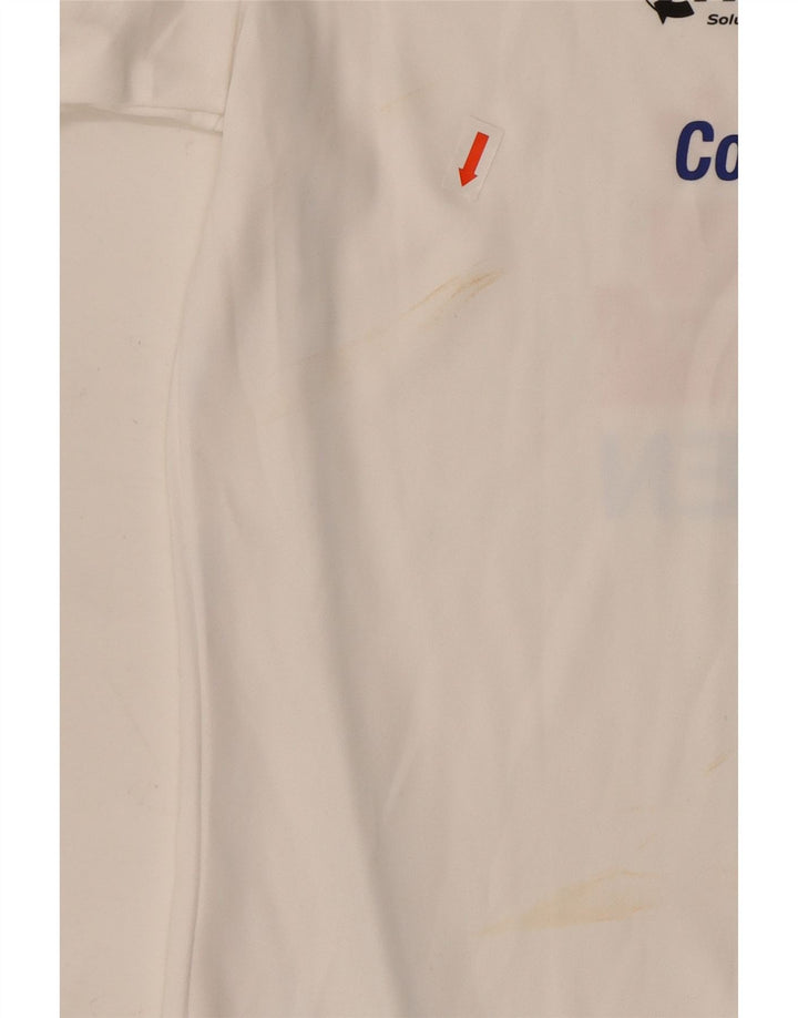 ADIDAS Mens Climalite Graphic T-Shirt Top Small White Polyester