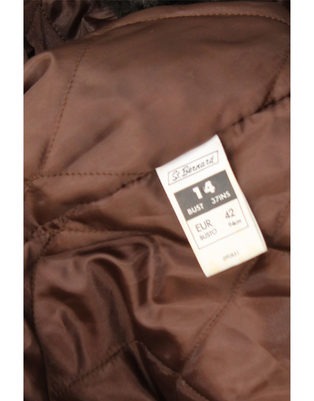 ST. BERNARD Womens Oversized Suede Windbreaker Coat UK 14 Large Brown
