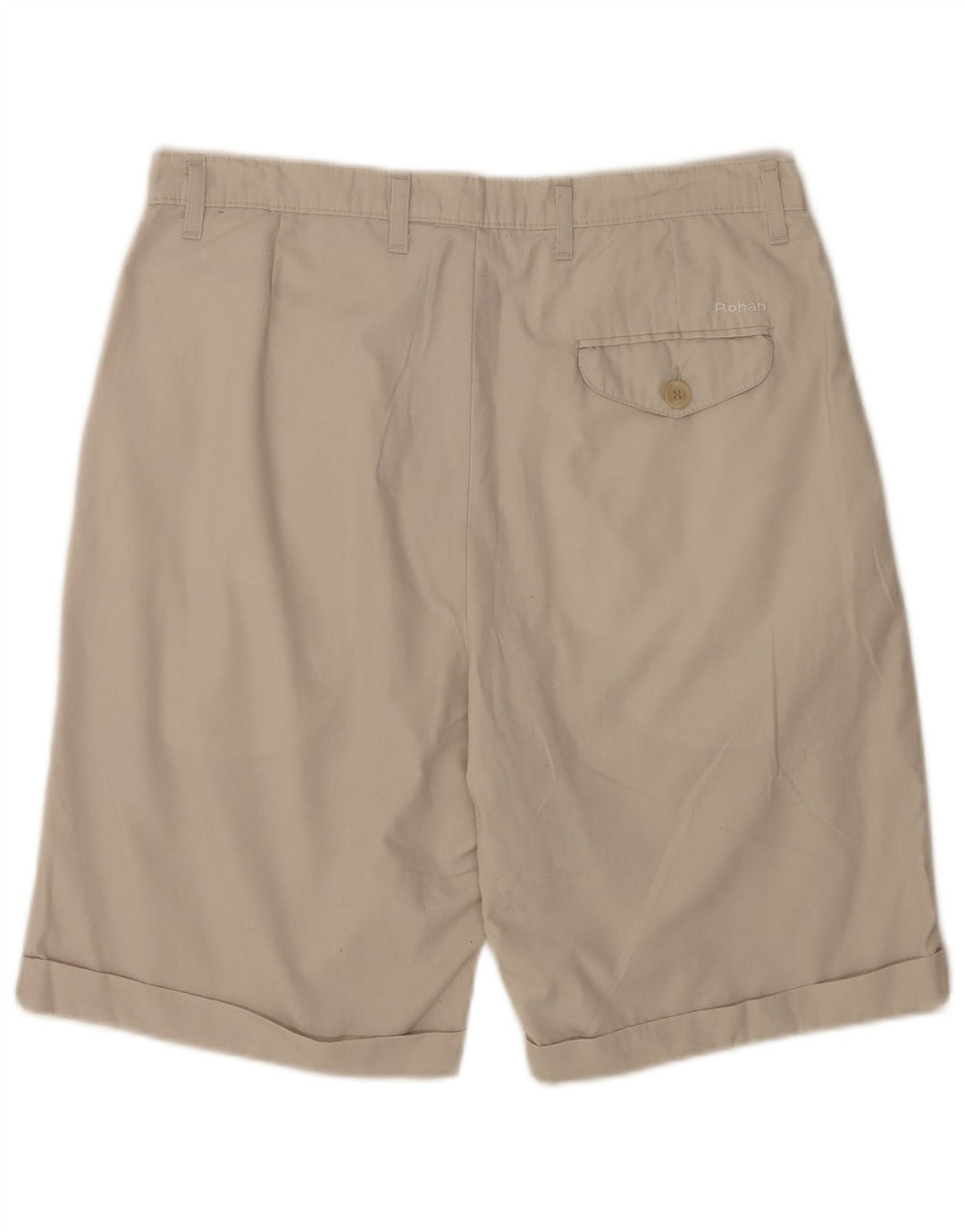 Rohan Mens Pegged Chino Shorts W34 Large Beige Polyester