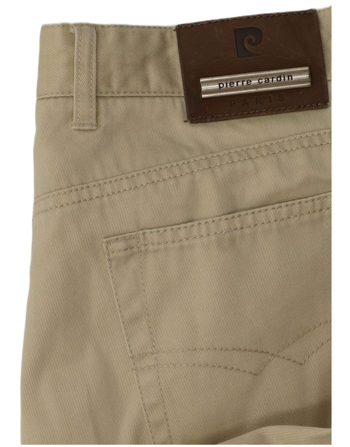 PIERRE CARDIN Mens Straight Casual Trousers W32 L31 Beige