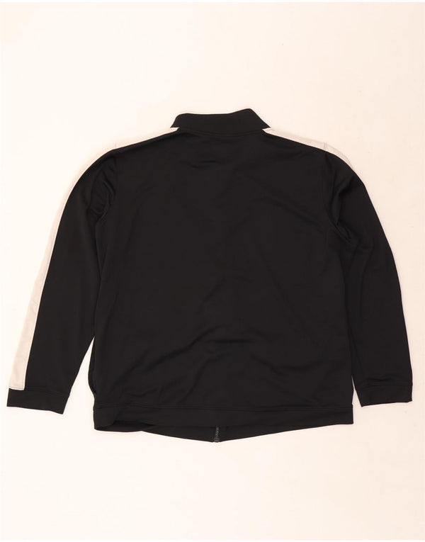 Under Armour Mens Tracksuit Top Jacket 2XL Black Colourblock Polyester