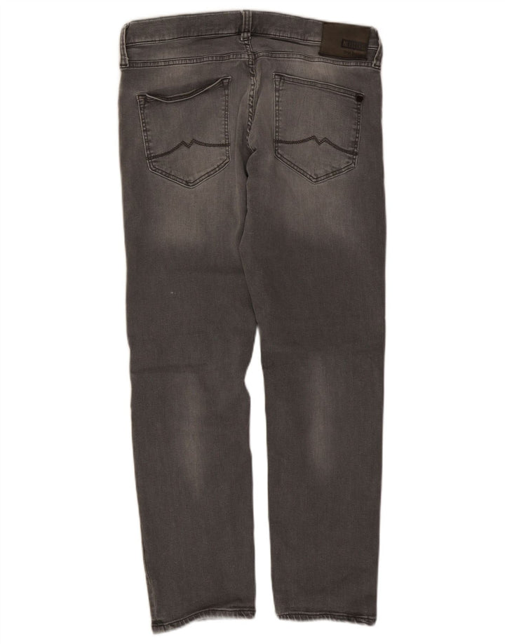 Mustang Mens Slim Jeans W34 L28 Grey Cotton