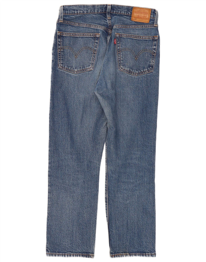 Levi's Womens Straight Jeans W27 L26 Blue Cotton