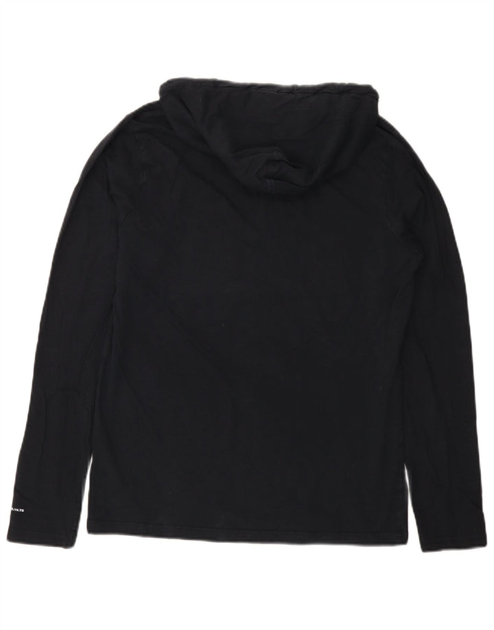 Jack & Jones Mens Hooded Top Long Sleeve Medium Navy Blue