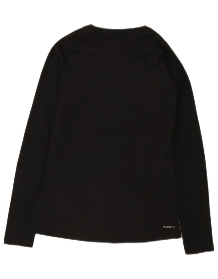 Adidas Boys Climacool Top Long Sleeve 11-12 Years Black Polyester