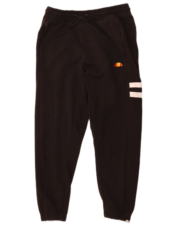 Ellesse Womens Tracksuit Trousers Joggers UK 14 Large Black Cotton