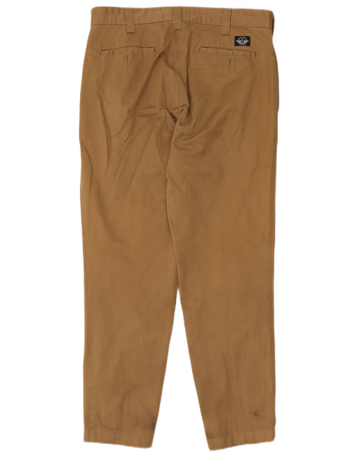 DOCKERS Mens Slim Chino Trousers W34 L29  Beige Cotton