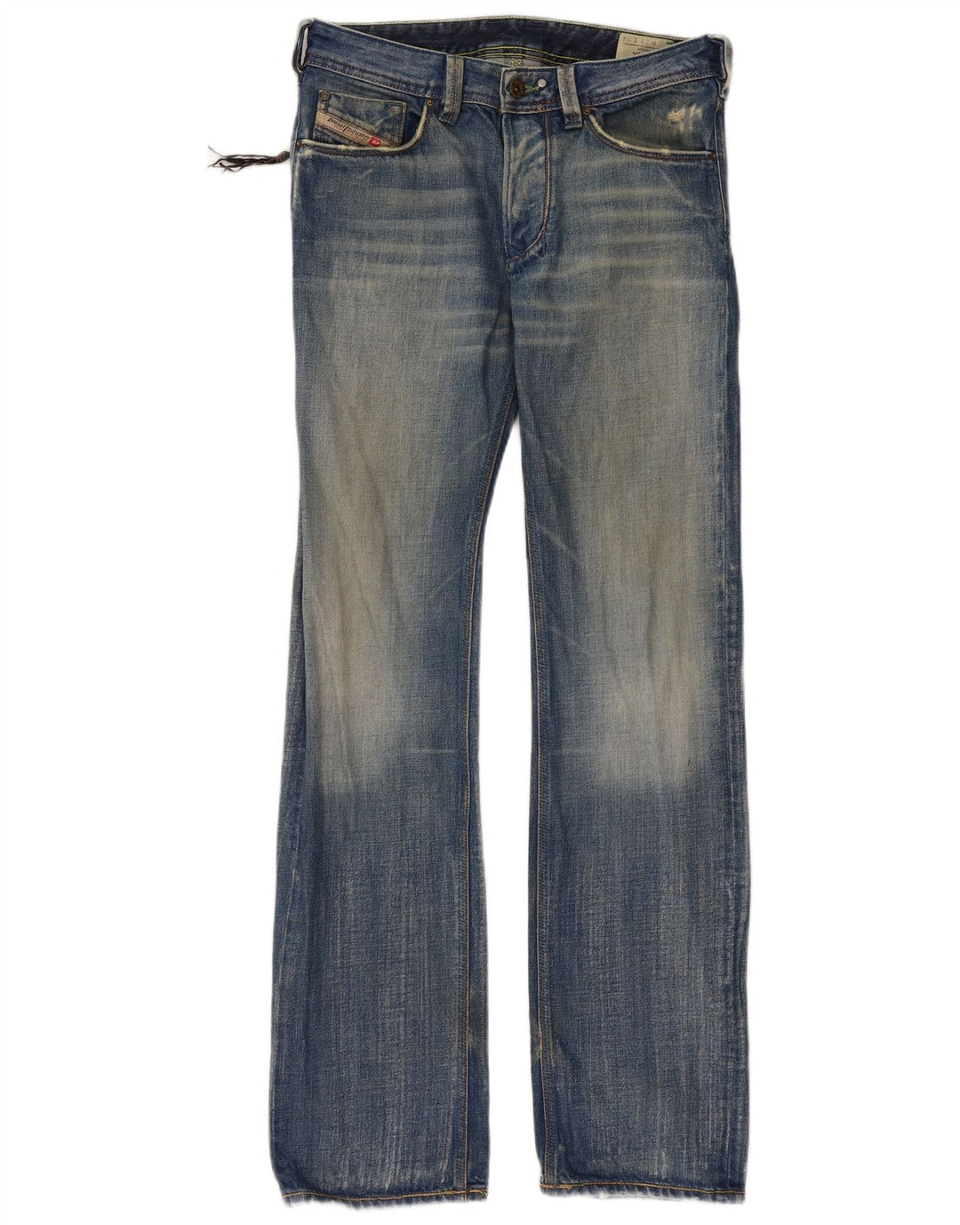 DIESEL Mens Yarik Straight Jeans W29 L34 Blue Cotton