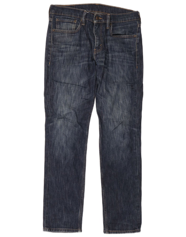Levi's Mens 511 Slim Jeans W32 L32 Navy Blue Cotton