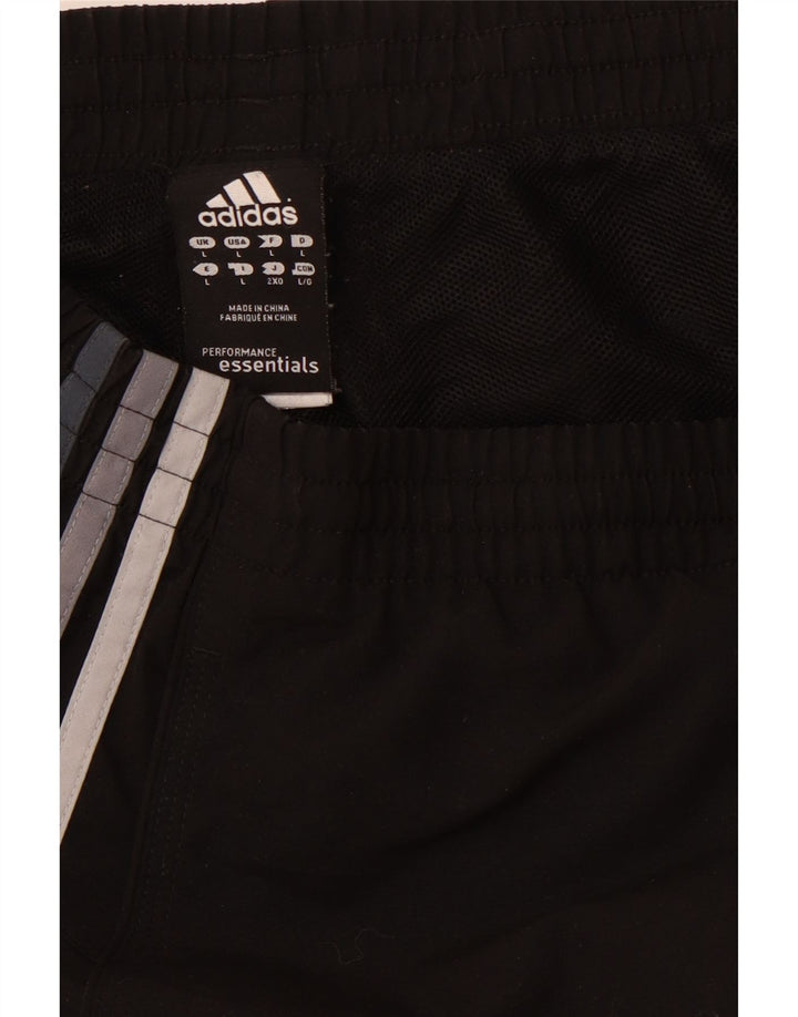 ADIDAS Mens Climalite Sport Shorts Large Black Polyester