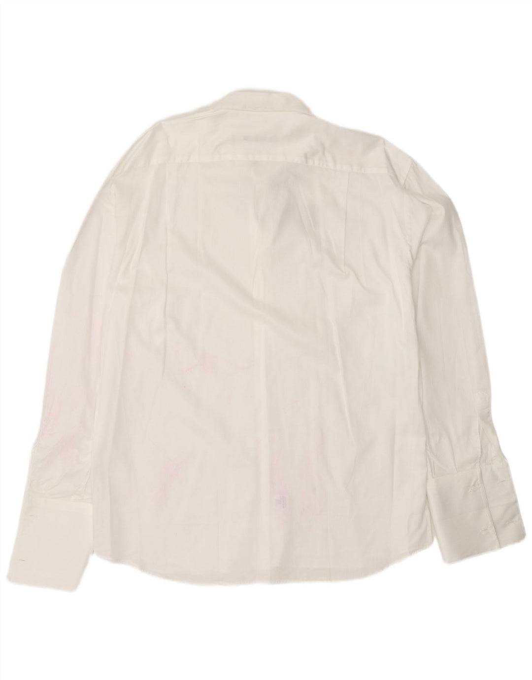 ROCCOBAROCCO Mens Formal Shirt Size 17 1/2 44 XL White