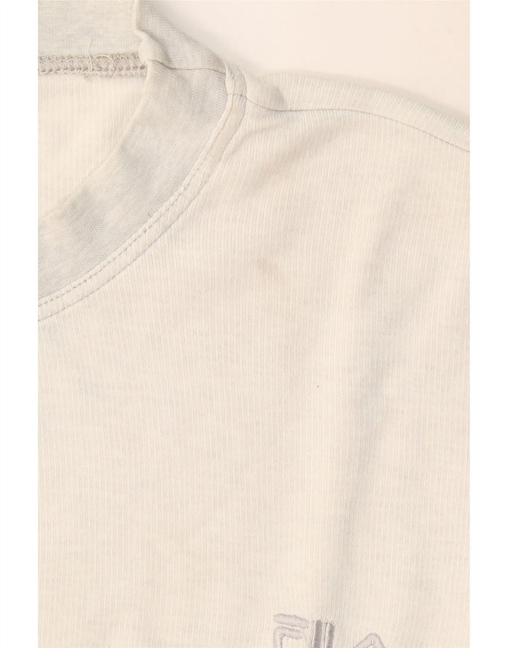 FILA Mens Loose Fit Top Long Sleeve Medium Grey