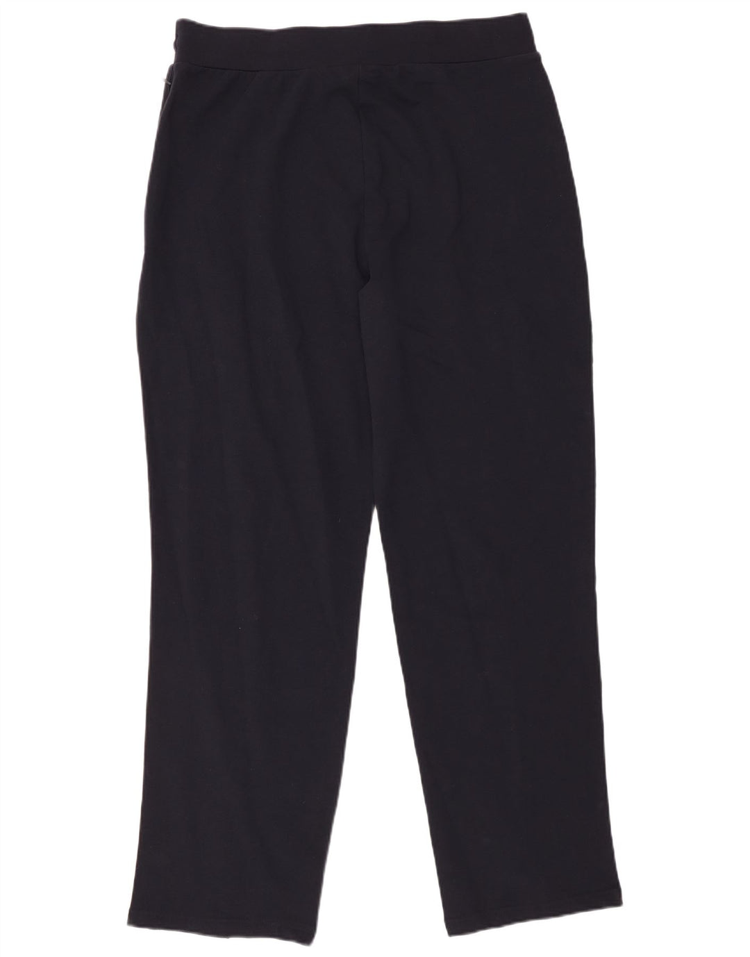 Marks & Spencer Womens Tracksuit Trousers UK 16 Large Navy Blue Cotton