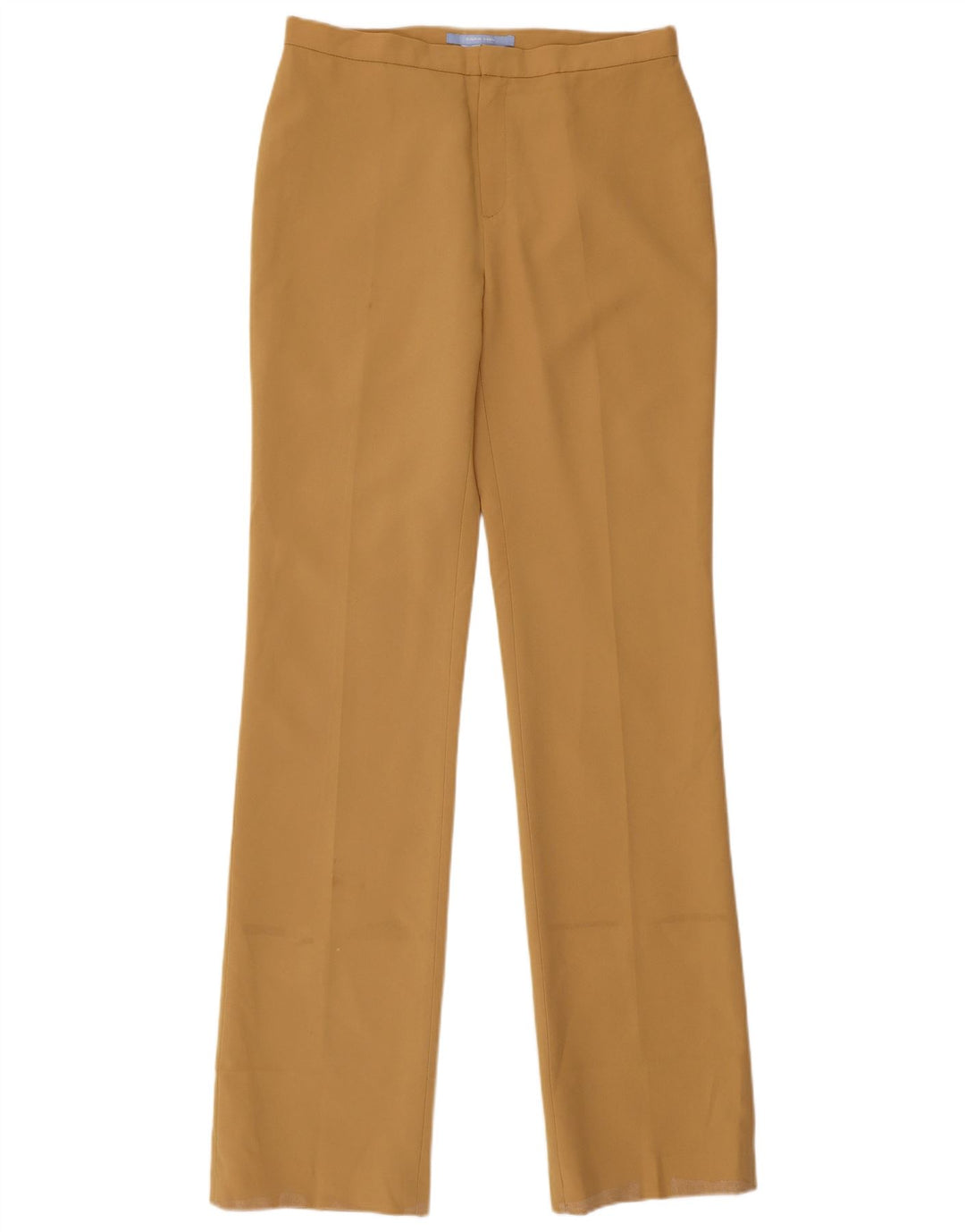 Zara Womens Straight Suit Trousers EU 40 Medium W30 L35 Beige Polyester
