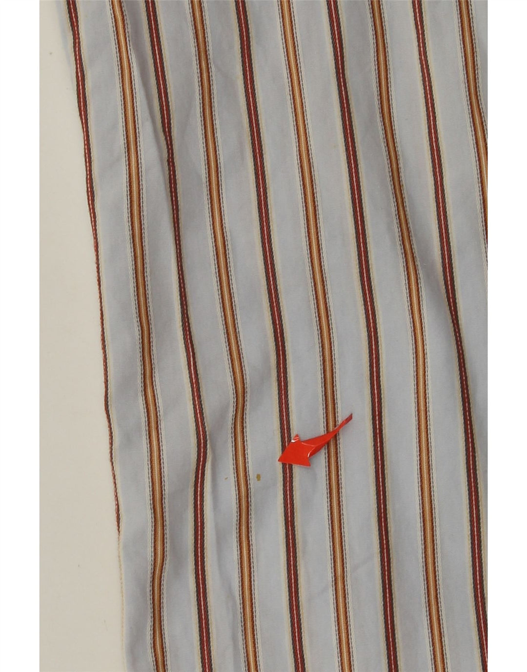 Camel Active Mens Short Sleeve Shirt XL Blue Striped Cotton