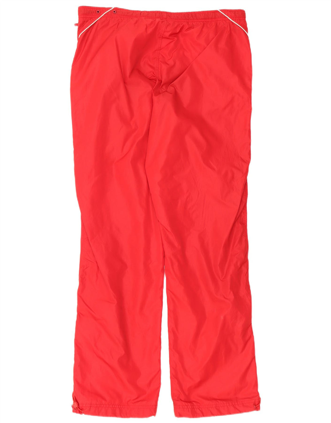 NIKE Mens Tracksuit Trousers Large  Red Nylon