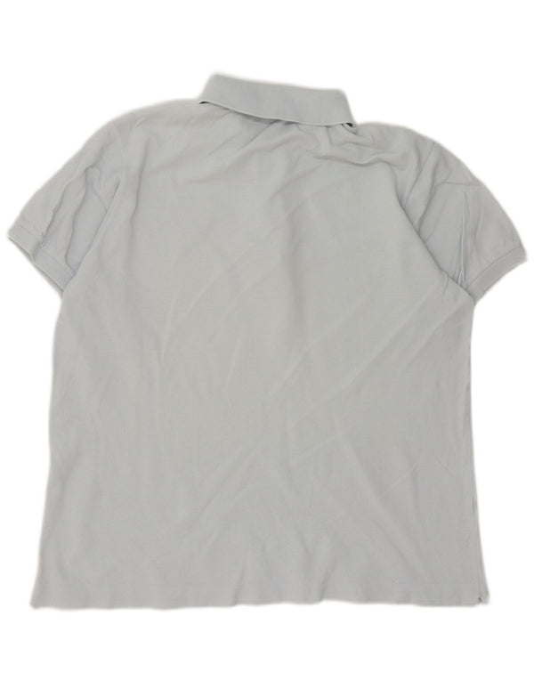 Lacoste Mens Polo Shirt Size 5 Large Blue Cotton