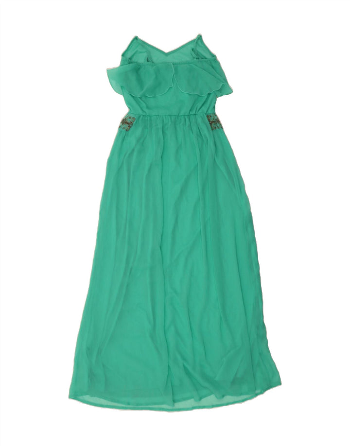 PULL & BEAR Womens Sleeveless Maxi Dress UK 10 Small Green Polyester Vintage Pull & Bear and Second-Hand Pull & Bear from Messina Hembry 