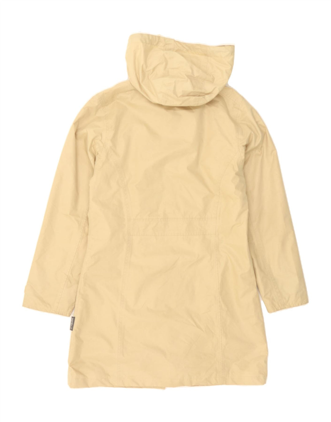 TARGET DRY Womens Hooded Overcoat UK 6 XS Beige Polyester Vintage Target Dry and Second-Hand Target Dry from Messina Hembry 