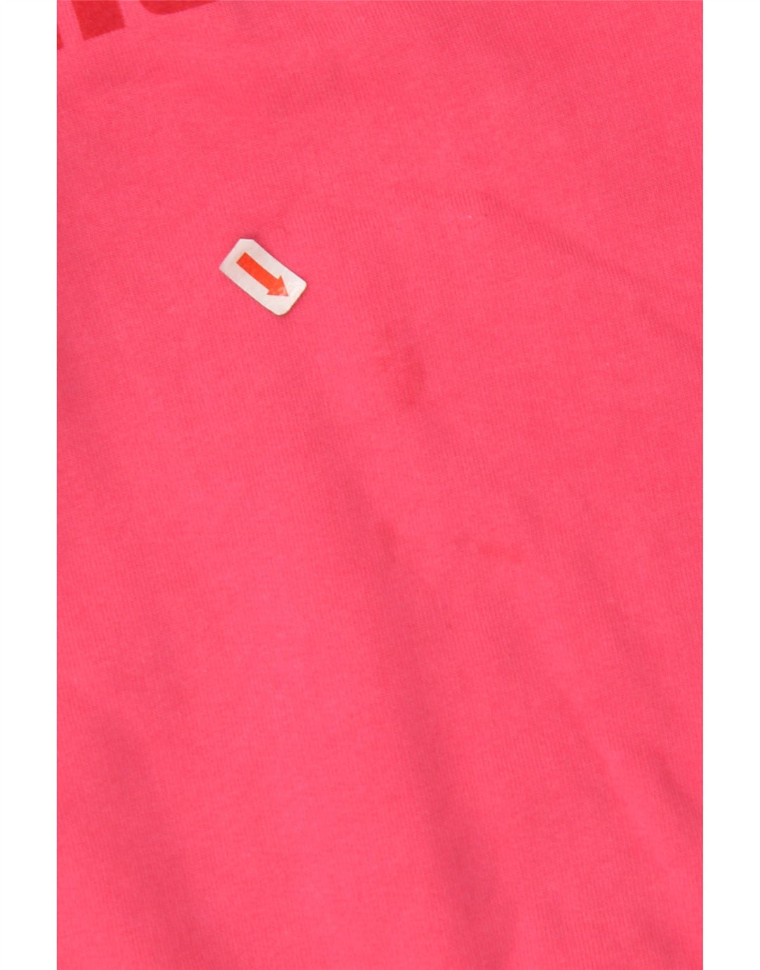 AMERICANINO Womens Graphic Sweatshirt Jumper UK 16 Large Pink Cotton