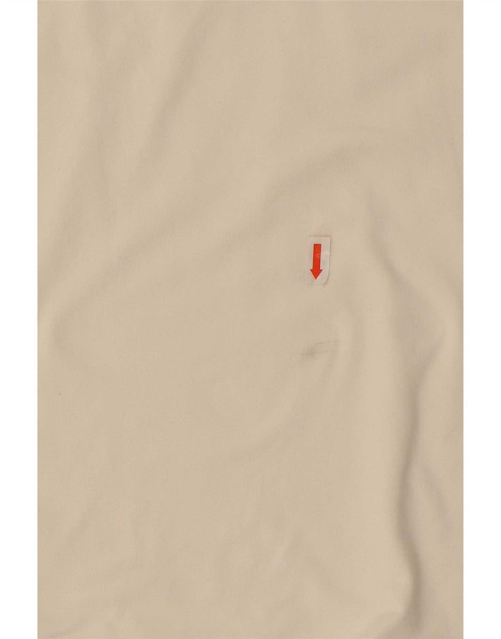 Nike Womens Dri Fit Top 3/4 Sleeve UK 12 Medium White Polyester