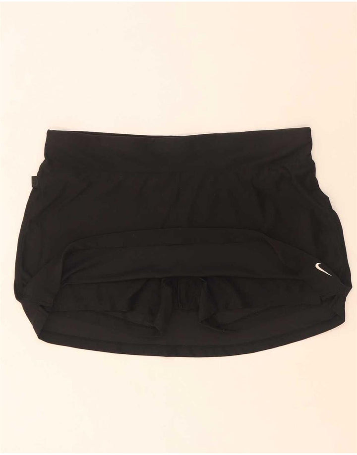 Nike Womens Dri Fit Skort UK 16 Large Black Polyester