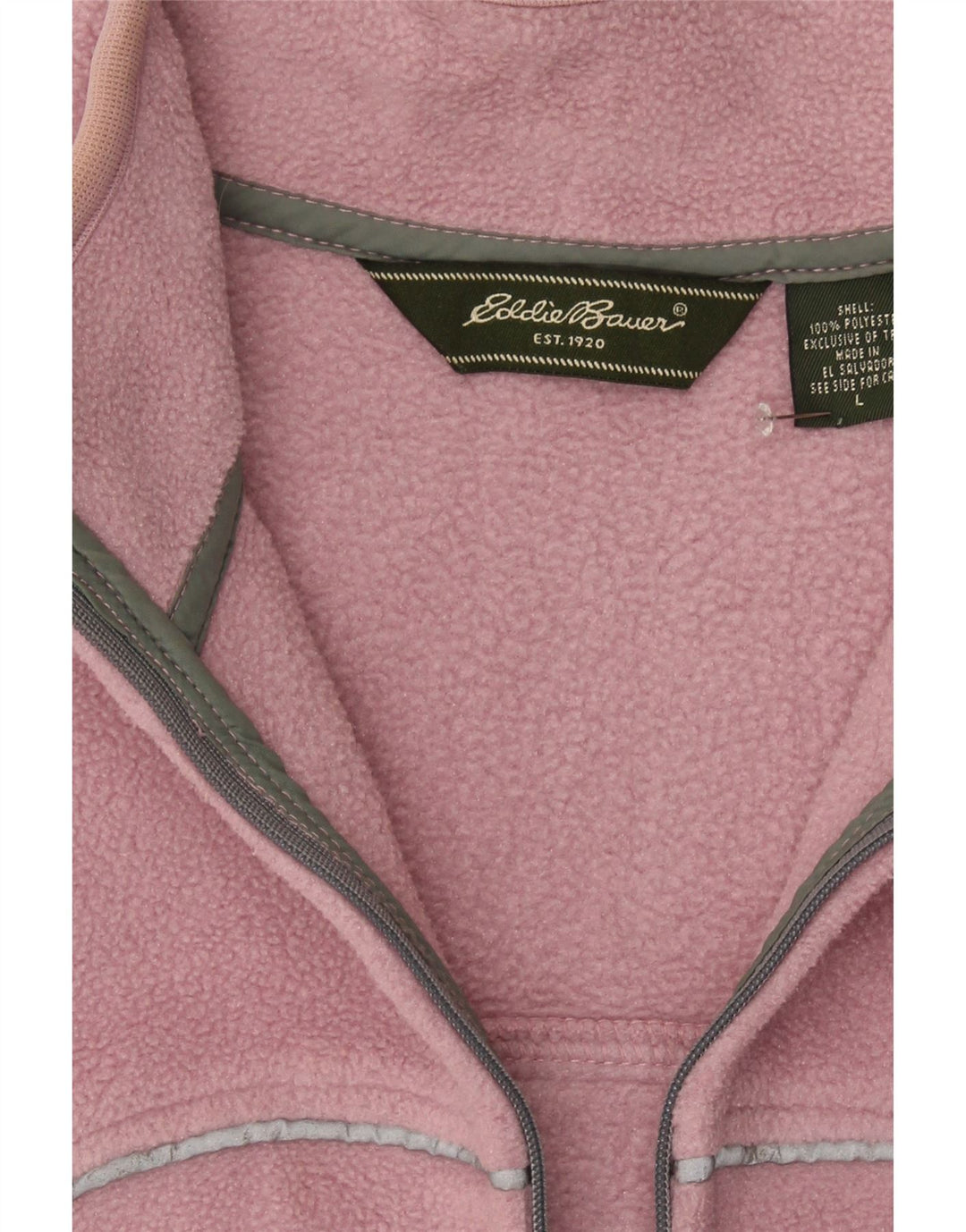 EDDIE BAUER Womens Fleece Gilet UK 16 Large Pink Polyester Vintage Eddie Bauer and Second-Hand Eddie Bauer from Messina Hembry 