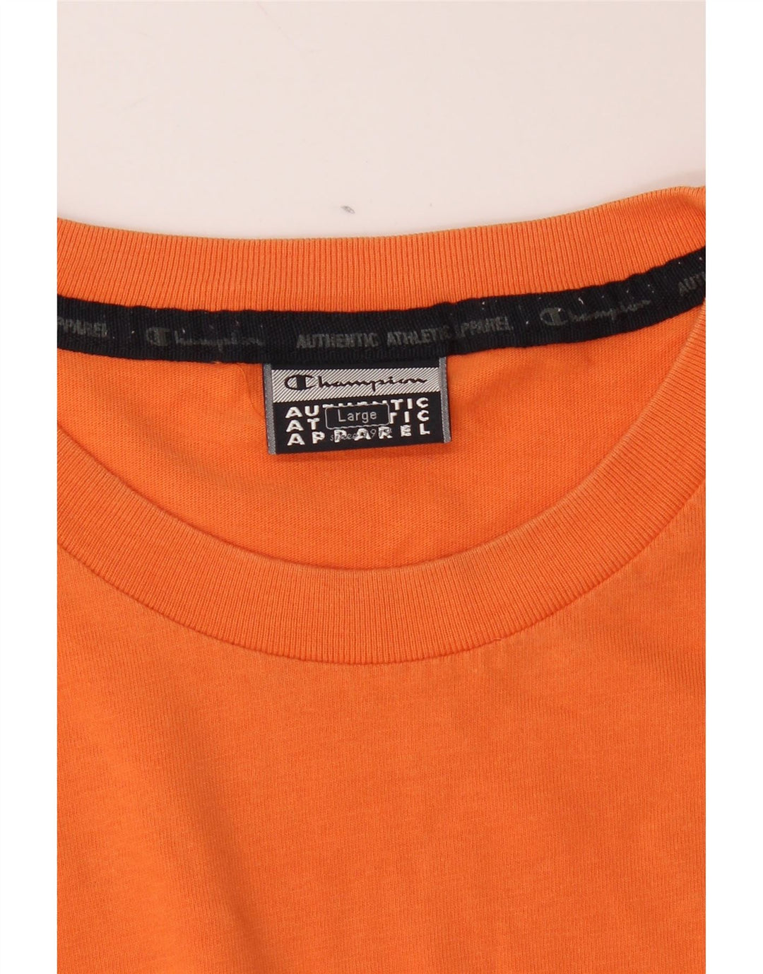 CHAMPION Mens T-Shirt Top Large Orange