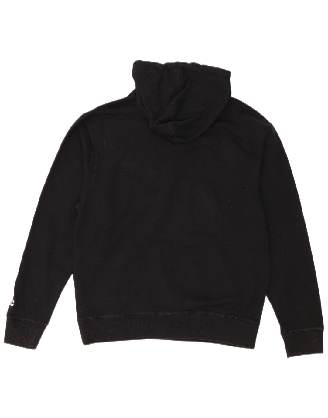 Champion Mens Hoodie Jumper Medium Black Cotton