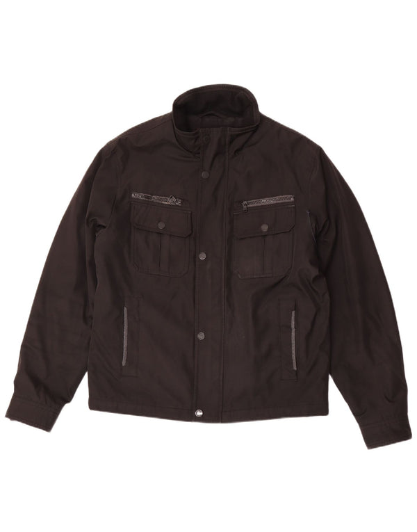 Michael Kors Mens Utility Jacket UK 38 Medium Black Polyester
