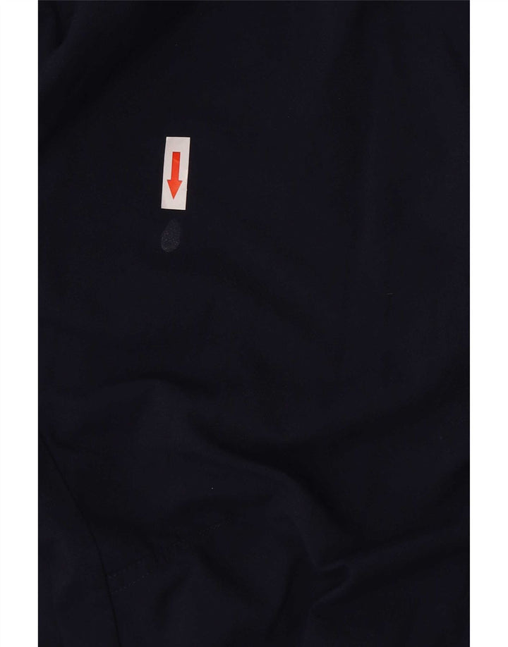 Kappa Mens Graphic Tracksuit Trousers Medium Navy Blue Colourblock
