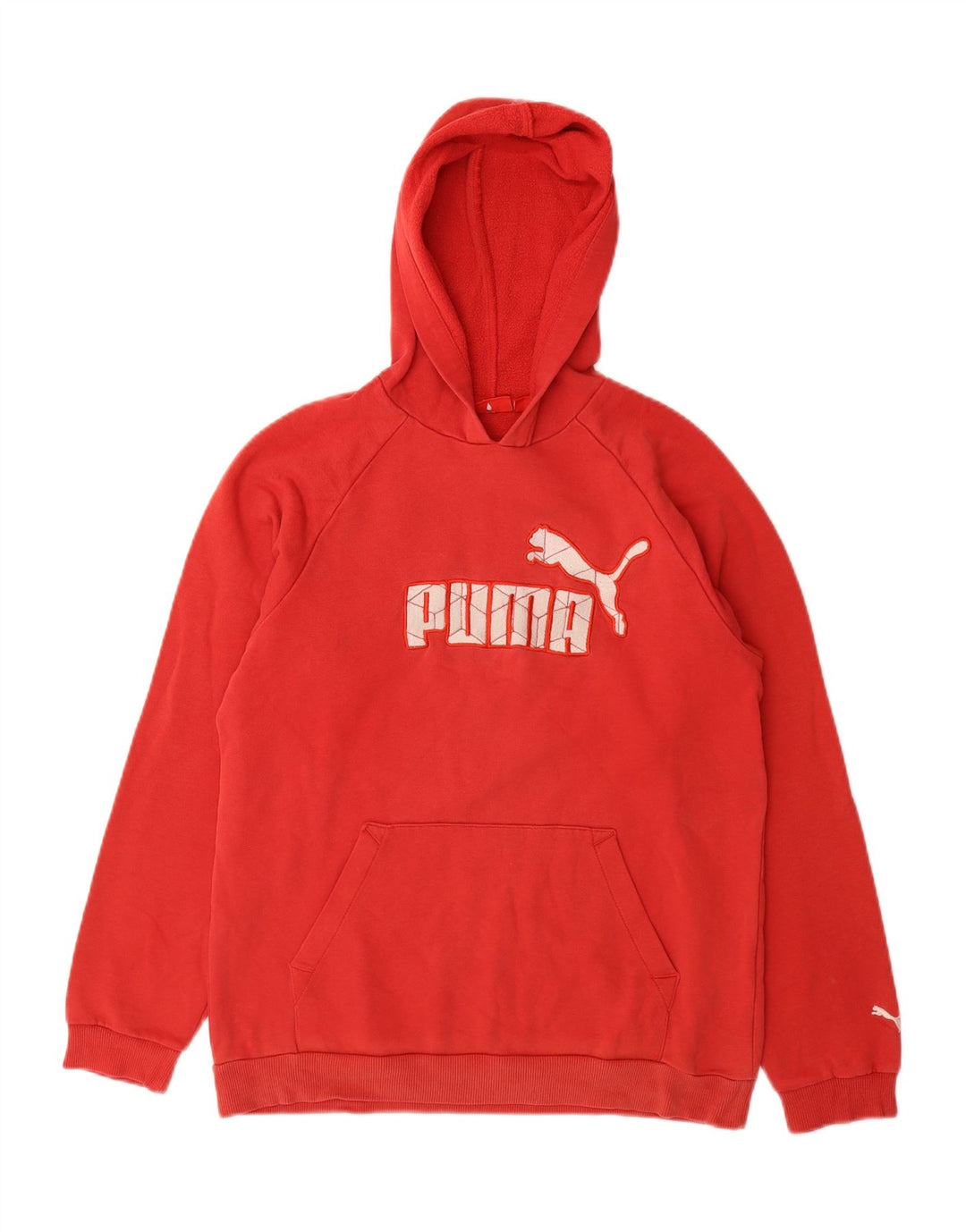 PUMA Boys Graphic Hoodie Jumper 13-14 Years Red