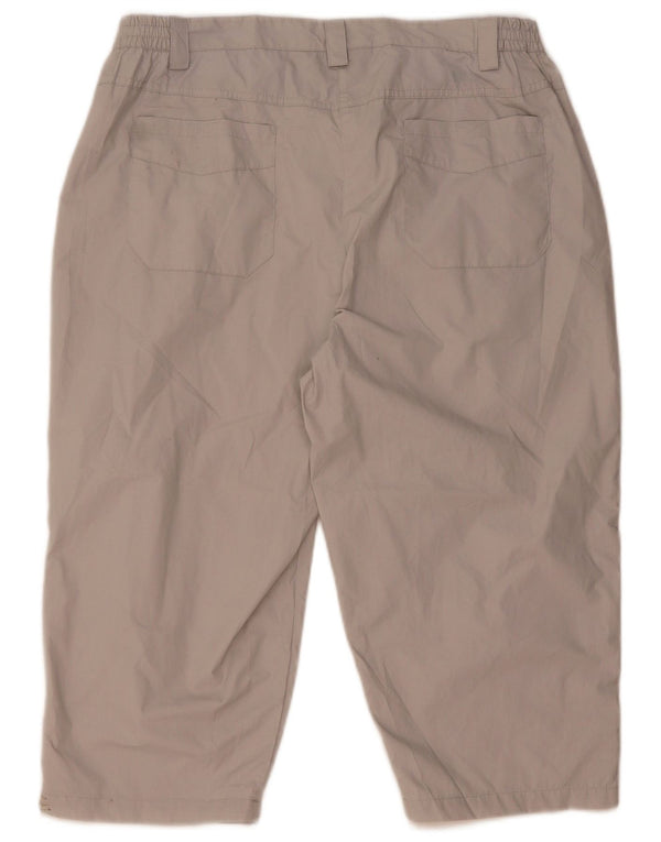 Mountain Warehouse Womens Bermuda Shorts UK 16 Large W34  Beige Polyester