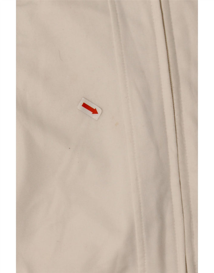 ASICS Womens Tracksuit Top Jacket UK 18 XL White