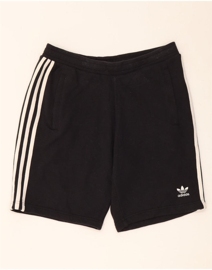 Adidas Mens Sport Shorts Medium Black Cotton