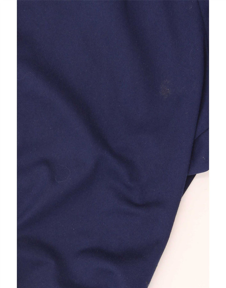 Nike Mens Dri Fit Tracksuit Trousers Medium Navy Blue Colourblock Polyester