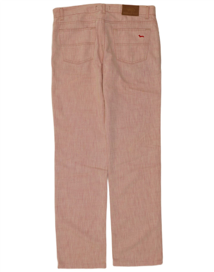 Harmont & Blaine Mens Straight Jeans W32 L35 Pink Cotton