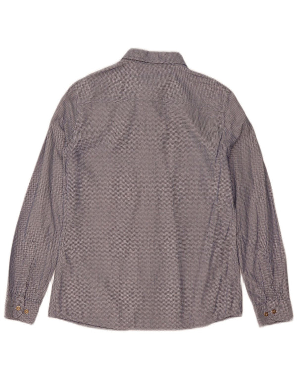 Polo Ralph Lauren Womens Shirt EU 36 Small Blue Spotted Cotton
