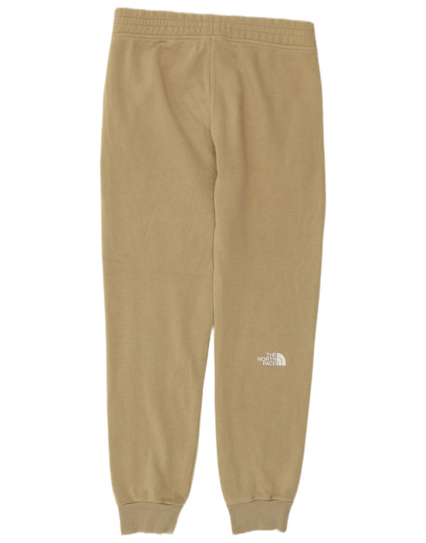 THE NORTH FACE Mens Tracksuit Trousers Joggers Small  Beige Cotton