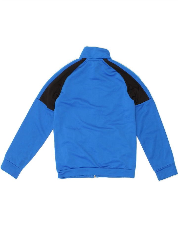 PUMA Boys Tracksuit Top Jacket 9-10 Years Medium  Blue Colourblock Vintage Puma and Second-Hand Puma from Messina Hembry 