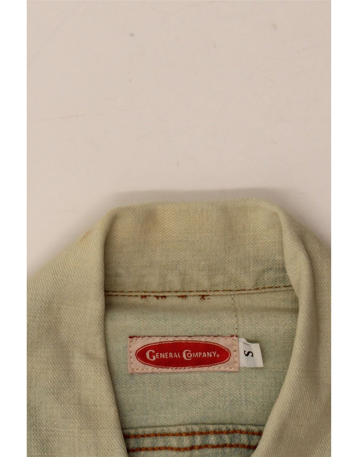 General Company Womens Denim Jacket UK 10 Small Blue