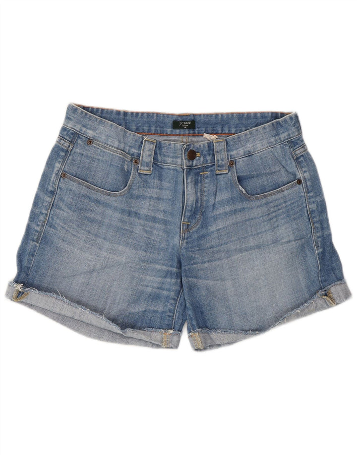 J. CREW Womens Denim Shorts US 6 Medium W30  Blue Cotton