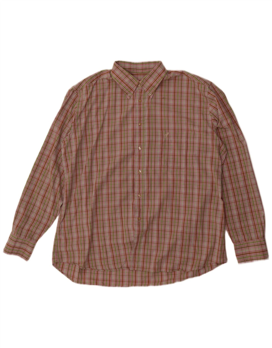 Avirex Mens Shirt 2XL Pink Check Cotton