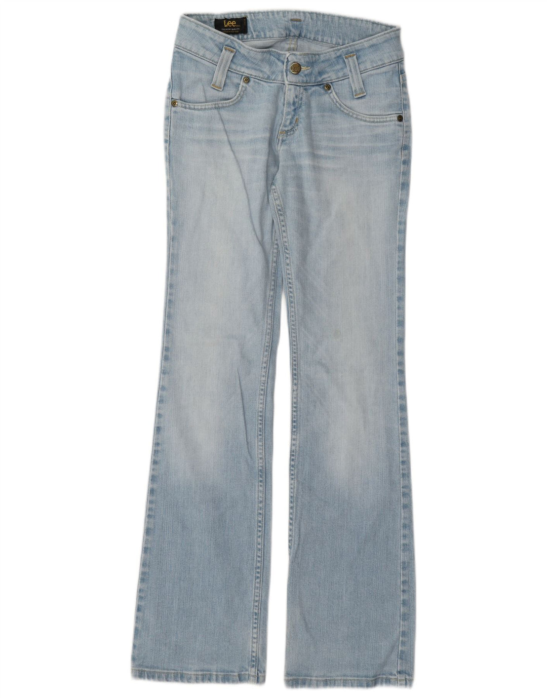 Lee Womens Leola Bootcut Jeans W28 L32 Blue Cotton
