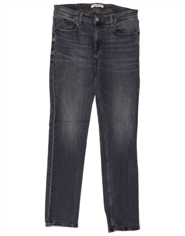 Tommy Hilfiger Mens Ryan Straight Jeans W34 L34 Navy Blue Cotton