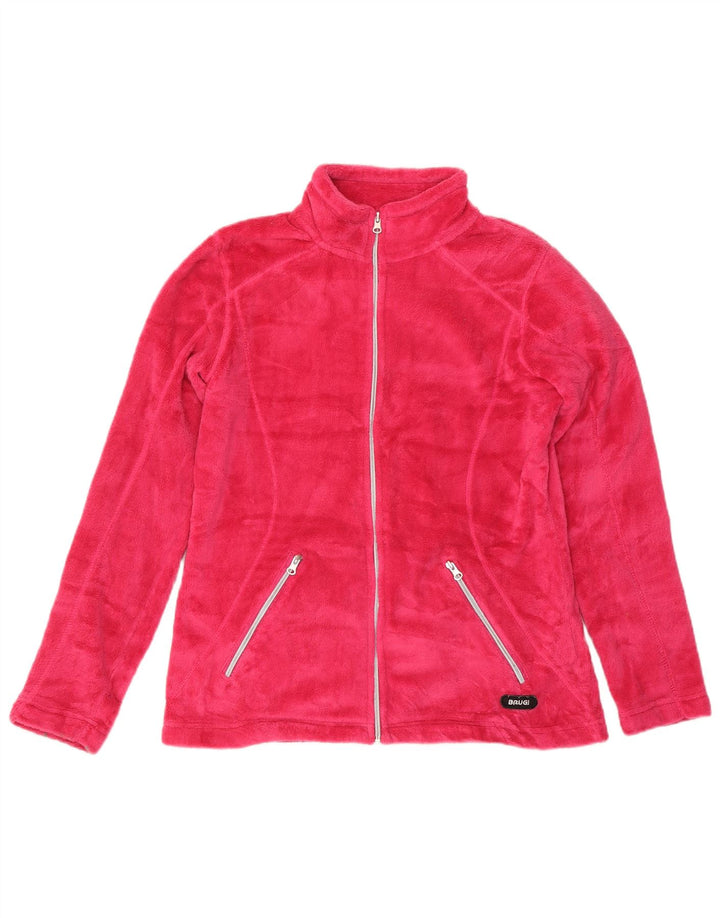 BRUGI Womens Fleece Jacket UK 18 XL Pink Polyester