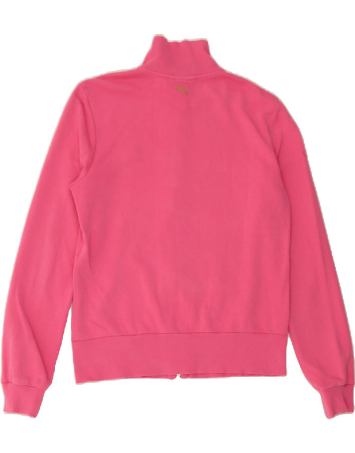 PUMA Womens Tracksuit Top Jacket UK 14 Medium Pink Vintage Puma and Second-Hand Puma from Messina Hembry 