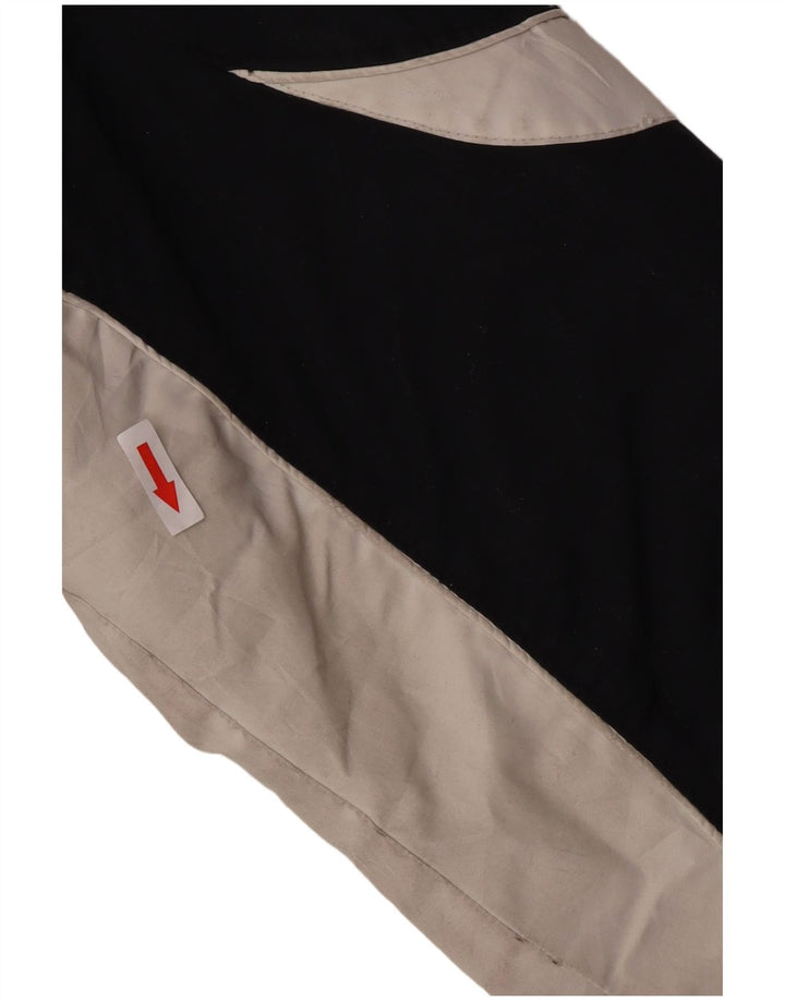 Columbia Womens Oversized Padded Jacket UK 10 Small Navy Blue Colourblock