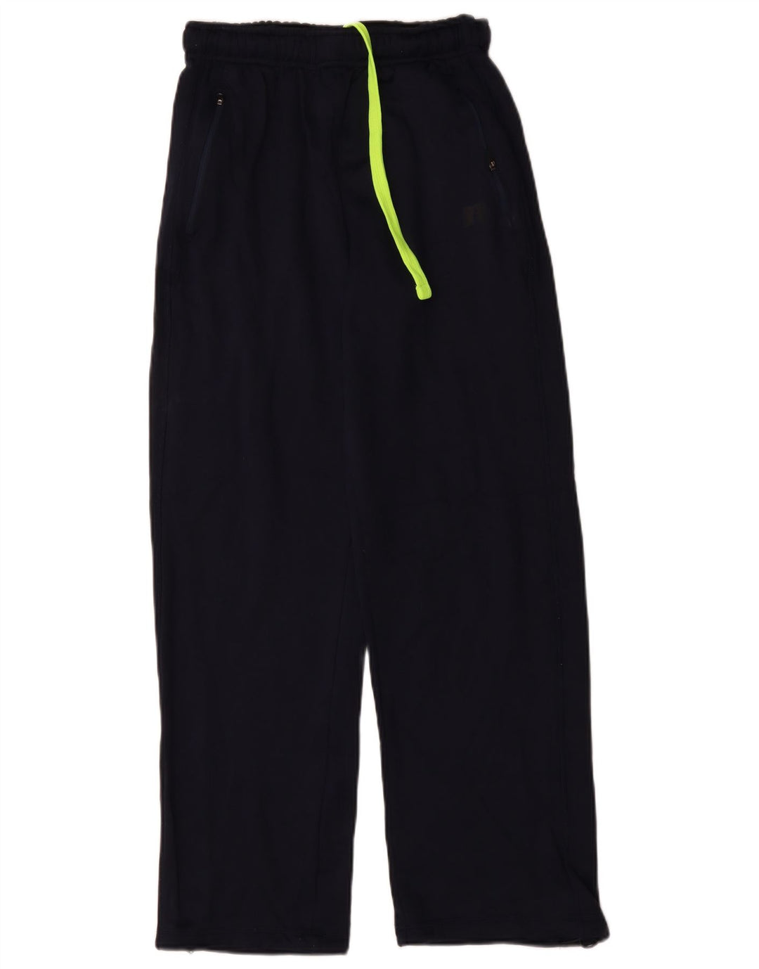 RUSSELL ATHLETIC Mens Tracksuit Trousers Small  Navy Blue Polyester