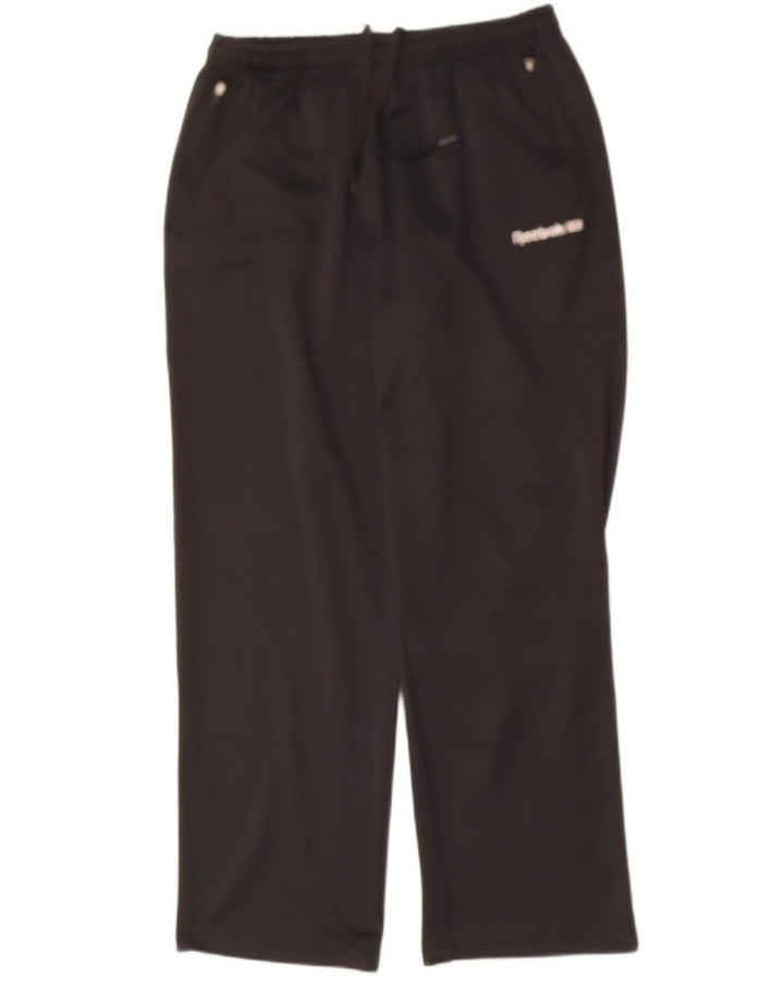 REEBOK Mens Tracksuit Trousers Medium  Black